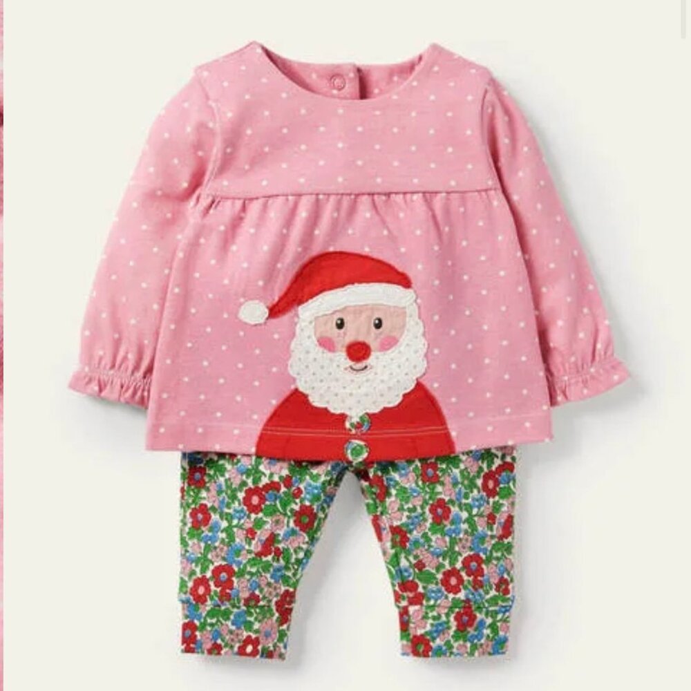 NWOT Mini Boden Jersey Appliqué Play Set(Fading-See the actual photos)